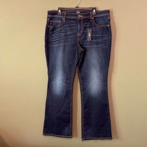 A.n.a NWT bootcut leg midrise denim jeans 34/18S